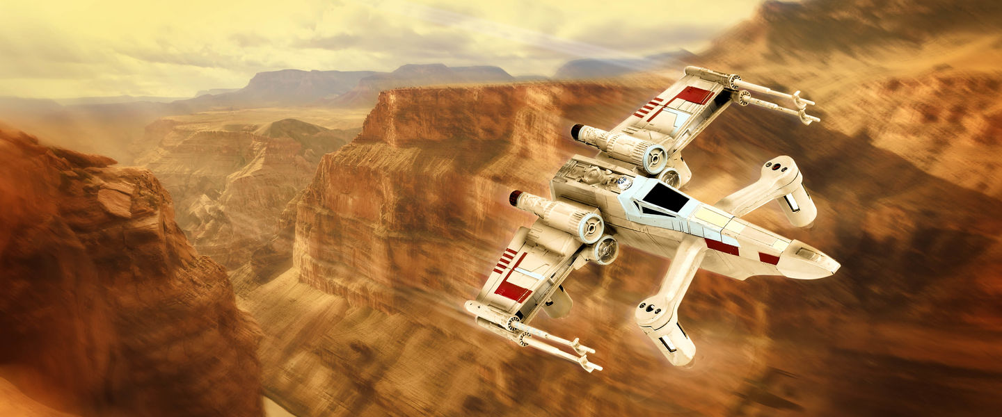 Siéntete como un piloto de Star Wars con estos drones de combate