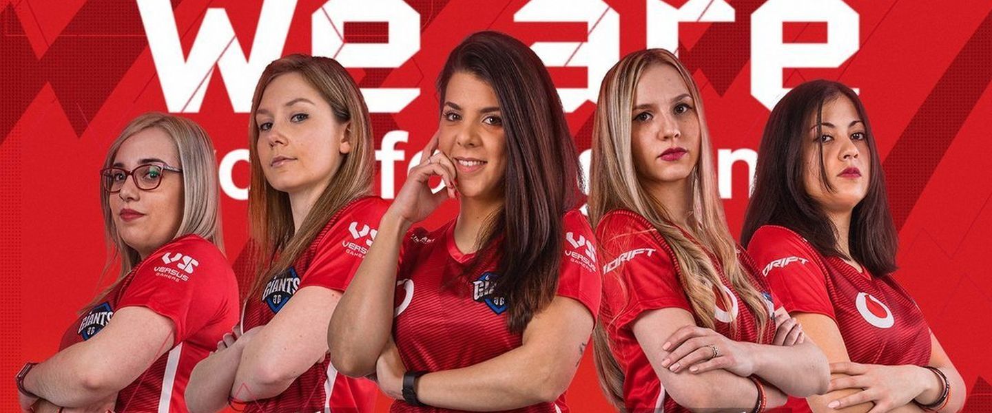 Equipo femenino de Vodafone Giants